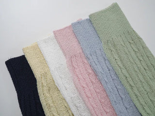 Junie Cable Knit Boucle Cardigan