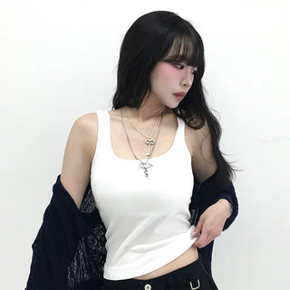 Obe Square Neck Cap Sleeveless