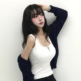 Obe Square Neck Cap Sleeveless