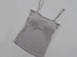 Kiba Basic Sleeveless Top with Built-in Cups