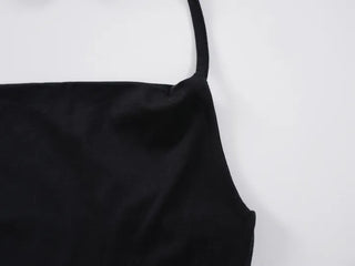 Misu Shirred Layered Halter Neck