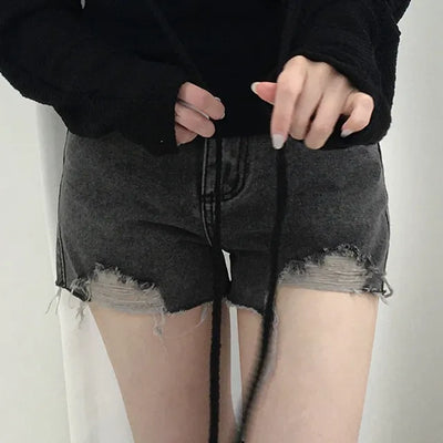 Kua Vintage High-Waisted Shorts