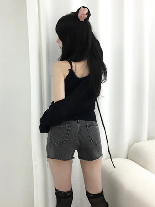 Kua Vintage High-Waisted Shorts