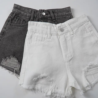 Kua Vintage High-Waisted Shorts