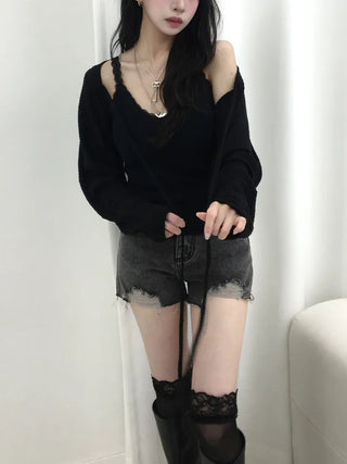 Kua Vintage High-Waisted Shorts
