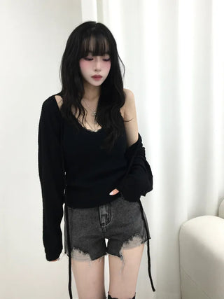 Kua Vintage High-Waisted Shorts