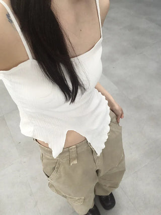 Nio Asymmetrical Slit Sleeveless