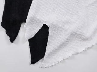 Nio Asymmetrical Slit Sleeveless