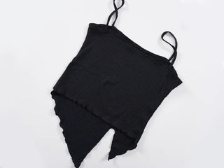 Nio Asymmetrical Slit Sleeveless