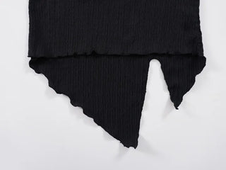 Nio Asymmetrical Slit Sleeveless