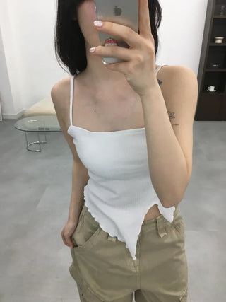 Nio Asymmetrical Slit Sleeveless