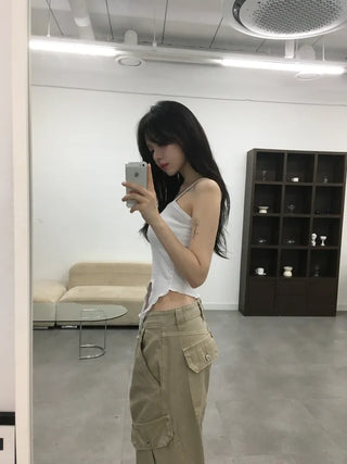Nio Asymmetrical Slit Sleeveless