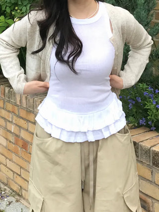 Vino Tiered Frill Sleeveless