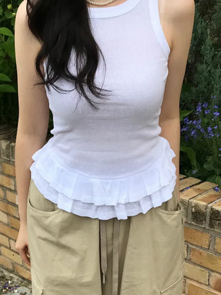 Vino Tiered Frill Sleeveless
