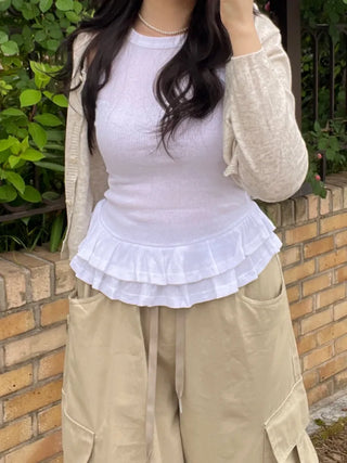 Vino Tiered Frill Sleeveless
