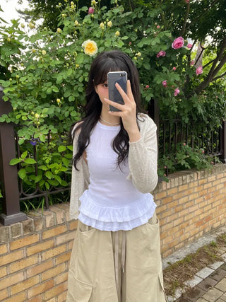 Vino Tiered Frill Sleeveless