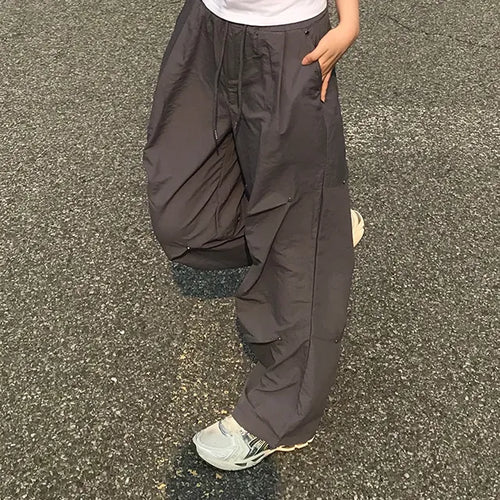 Lapu Nylon Balloon Pants