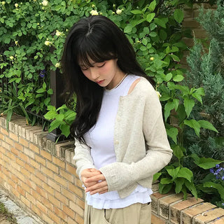 Juna Round Neck Relaxed Fit Summer Cardigan