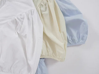 Rubin Frill Shirred Tiered Blouse