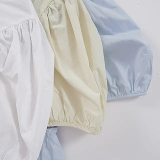 Rubin Frill Shirred Tiered Blouse