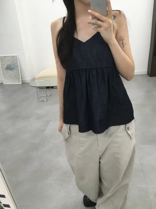 Remy Non-Faded Tiered Bustier Sleeveless