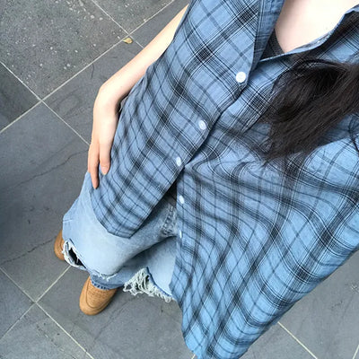 Baku Seersucker Vintage Check Short Sleeve Shirt