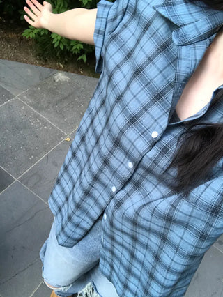 Baku Seersucker Vintage Check Short Sleeve Shirt
