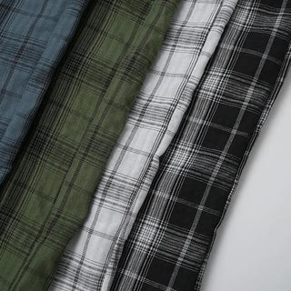 Baku Seersucker Vintage Check Short Sleeve Shirt