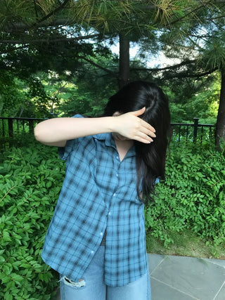 Baku Seersucker Vintage Check Short Sleeve Shirt