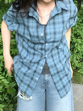 Baku Seersucker Vintage Check Short Sleeve Shirt