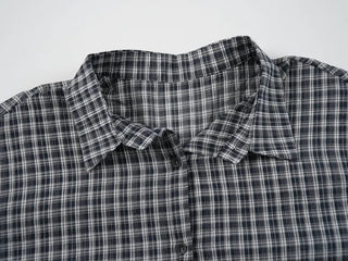 Kuni Oversized Summer Wrinkle Long Sleeve Shirt