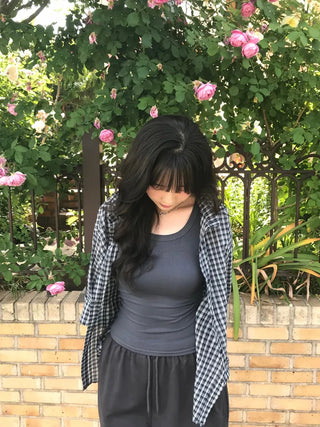 Kuni Oversized Summer Wrinkle Long Sleeve Shirt