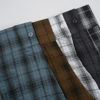 Cheru Loose Fit Summer Plaid Shirt