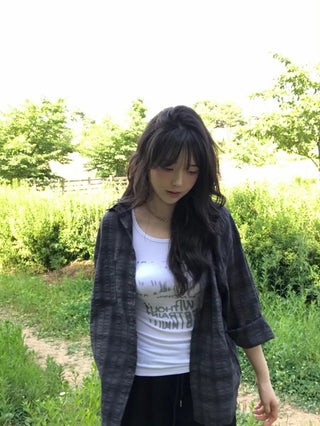 Cheru Loose Fit Summer Plaid Shirt