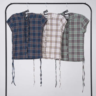 Ruben String Check Hoodie