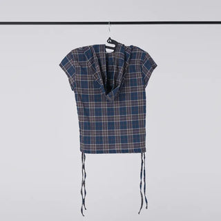 Ruben String Check Hoodie