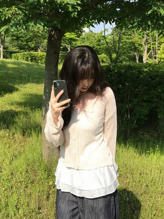 Luca Loose Summer Wrinkle Cardigan
