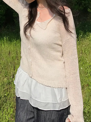 Luca Loose Summer Wrinkle Cardigan