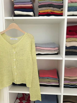 Luca Loose Summer Wrinkle Cardigan