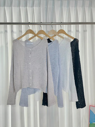 Luca Loose Summer Wrinkle Cardigan