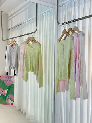 Luca Loose Summer Wrinkle Cardigan