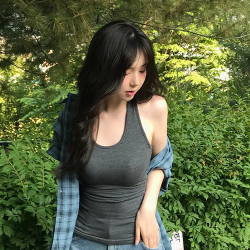 Soru Chewy Mochi Long Halter Neck Sleeveless