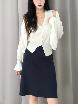 Doshu Loose Fit Balloon Bolero