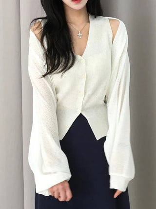 Doshu Loose Fit Balloon Bolero