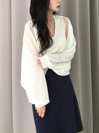 Doshu Loose Fit Balloon Bolero