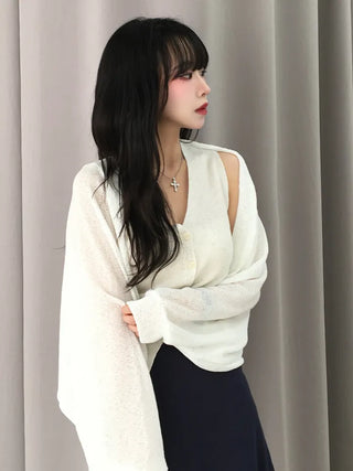 Doshu Loose Fit Balloon Bolero