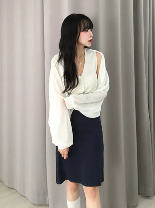 Doshu Loose Fit Balloon Bolero