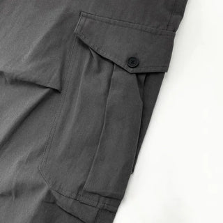 Rita Vintage Hip Two-Buckle Cargo Long Pants