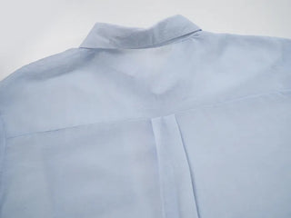 Hooni See-through Oversized Summer Shirt