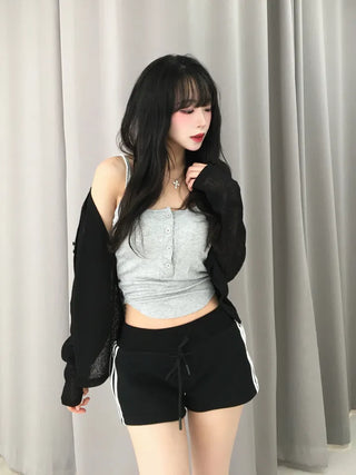 Very Loose Fit Salanta See-through Cardigan